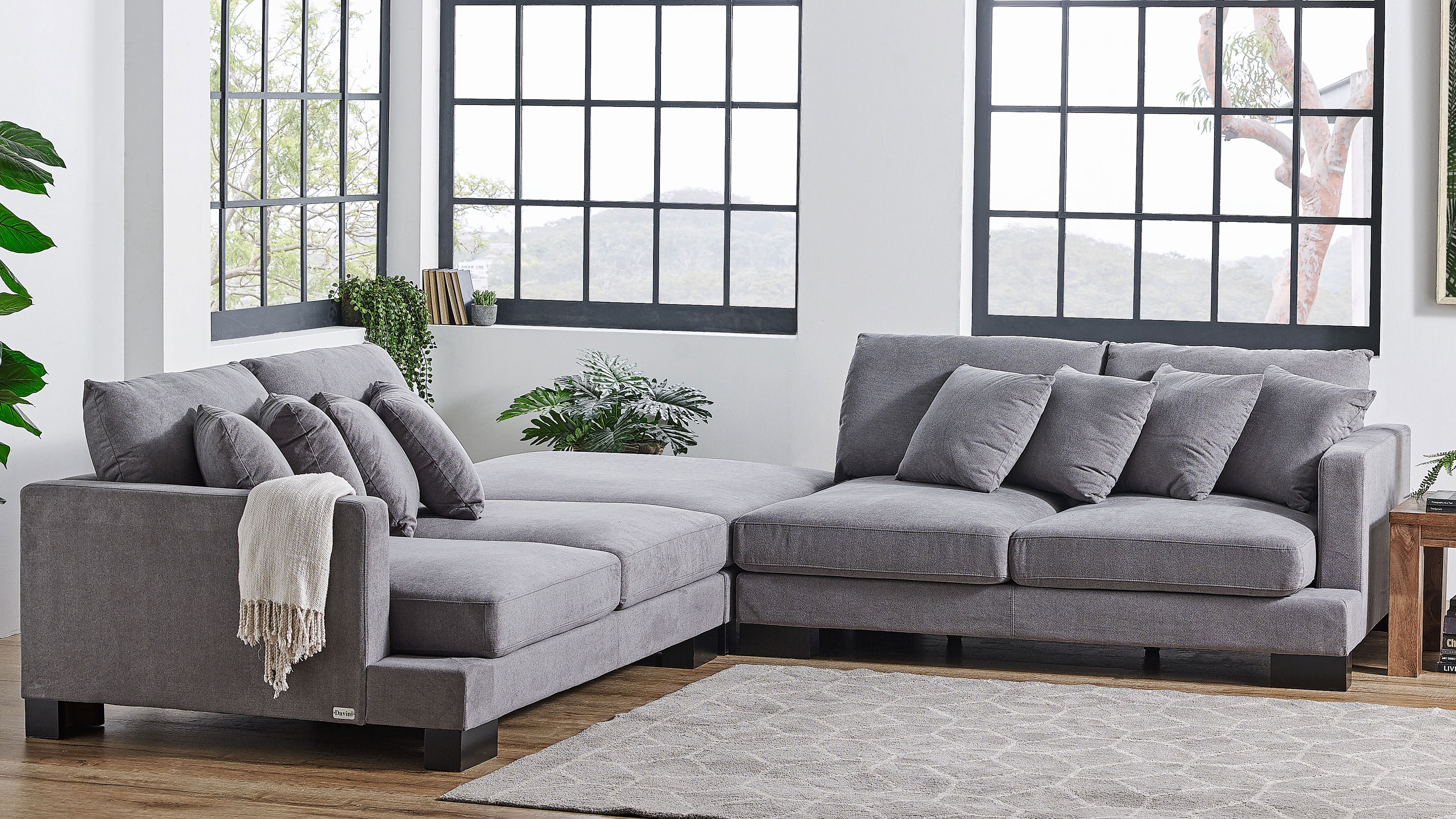 Harvey norman grey discount sofa