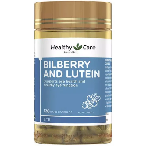 Healthy Care Bilberry and Lutein - 120 Capsule