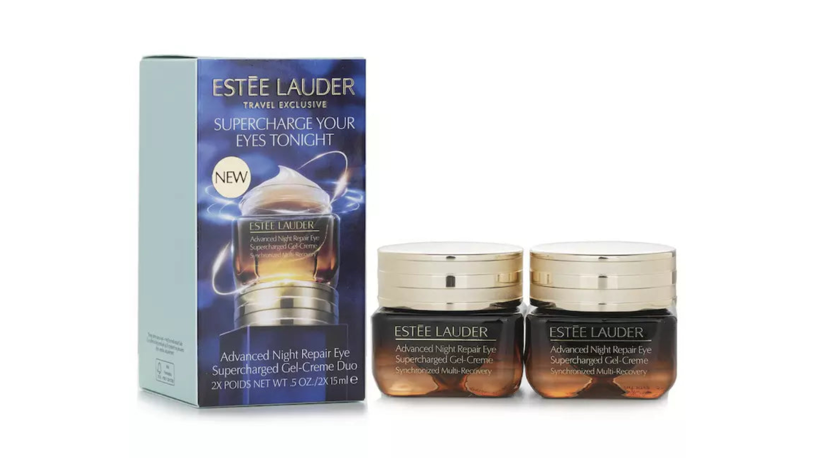 Estee Lauder 2 Piece 15ml Advanced Night Repair Eye Supercharged Gel-Creme Duo 