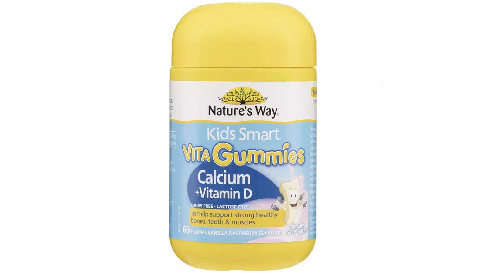 Nature's Way 60 Pastilles Kids Smart Vita Gummies Calcium plus Vitamin D