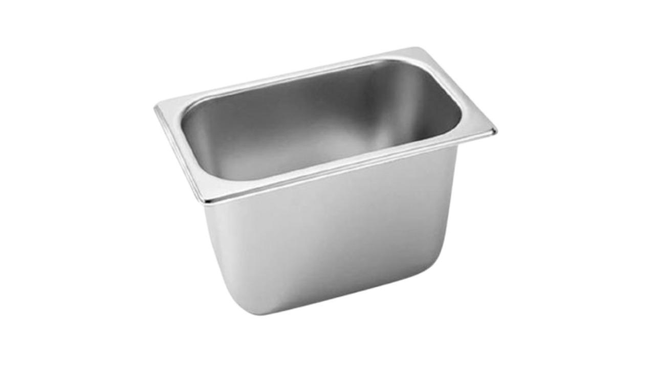SOGA 12X Gastronorm GN Pan Full Size 1/3 GN Pan 6.5 cm Deep Stainless Steel Tray