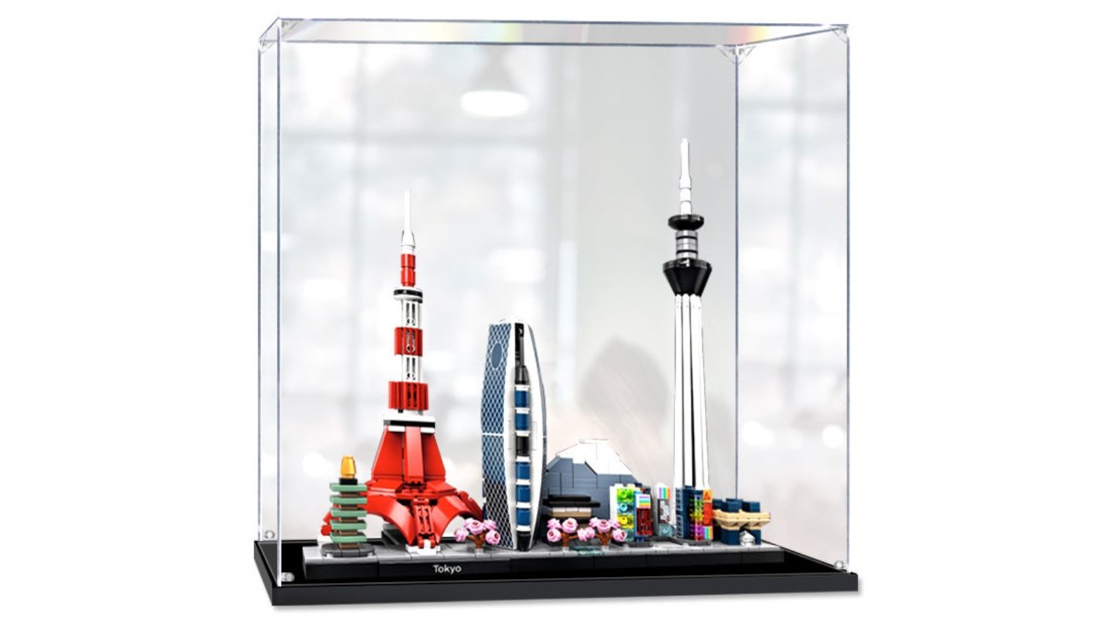 Acrylic Display Box for Lego 10311 Orchid Dustproof Clear Display Case (Lego  Set not Included）