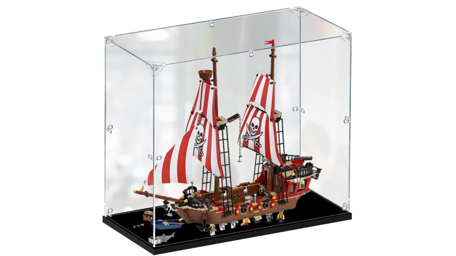 Easycase LEGO 70413 Pirates the Brick Bounty Acrylic Display Case Harvey Norman