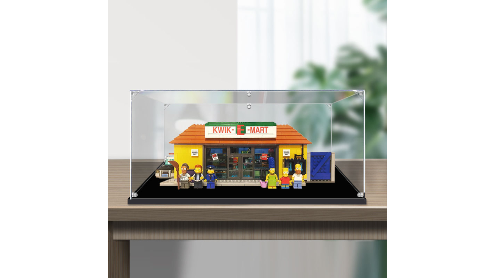 Easycase LEGO 71016 The Simpsons The Kwik E Mart Acrylic Display Case Harvey Norman