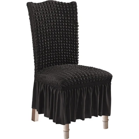 SOGA Chair Cover Seat Home Decor - Black