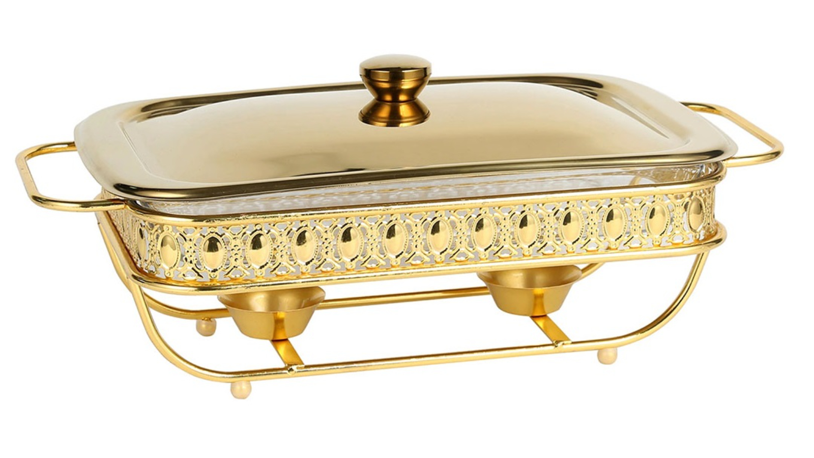Soga Lace Dining Stove Cooking Appliance with Gold Kitchen Essential