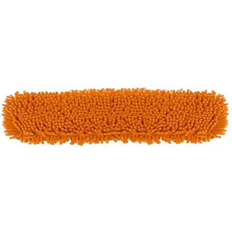 Soga Orange Rotating Dust Remover Cleaning Pad Microfiber Flat Floor Mop - 80 x 12cm