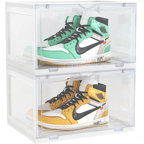 Soga 2 Tier Transparent Storage with Magnetic Door