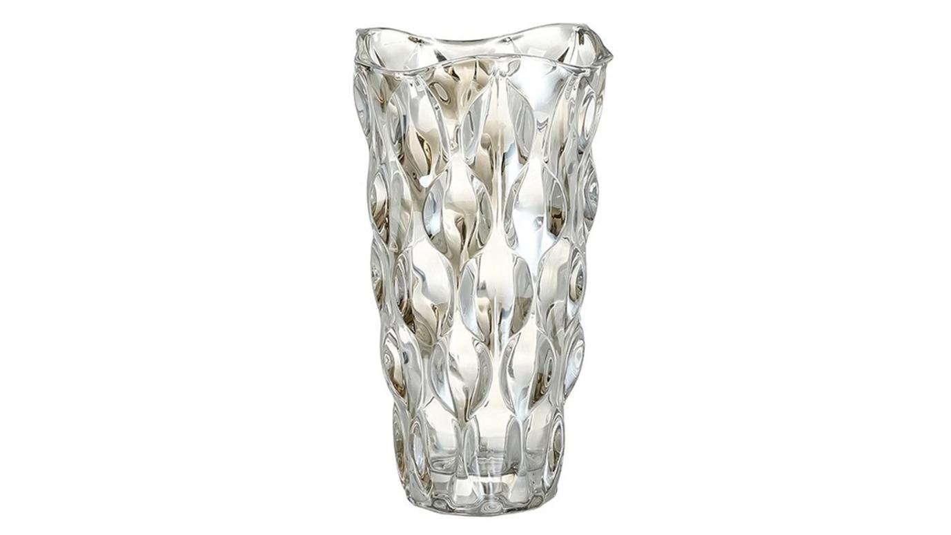 Soga Clear Glass Vase Thick Modern Home Decor - 29cm