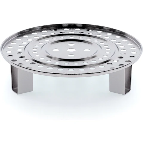 SOGA 28cm Stainless Steel Steamer Insert Stock Pot Steaming Rack Stockpot Tray