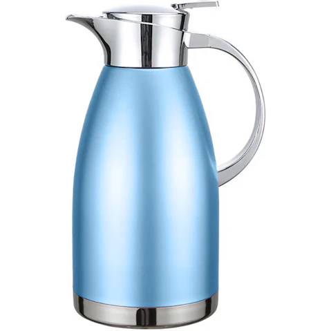 Soga 1.8 Litre Stainless Steel 3-Layer Insulated Vacuum Flask - Blue
