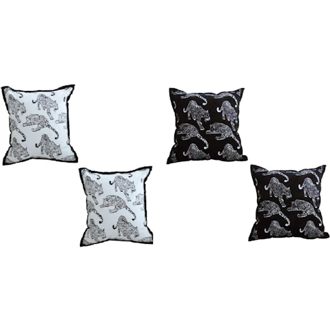 Soga Set of 2 45cm Leopard Light Luxury Decorative Cushion
