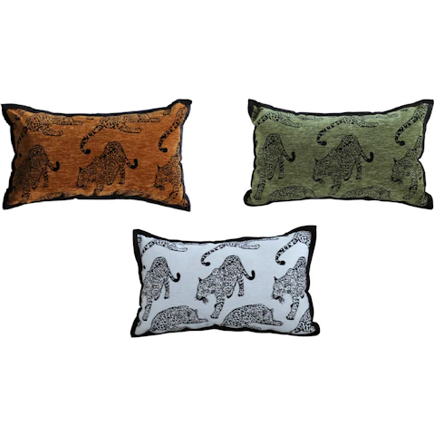 Soga 30cm Leopard Light Lumbar Decorative Cushion
