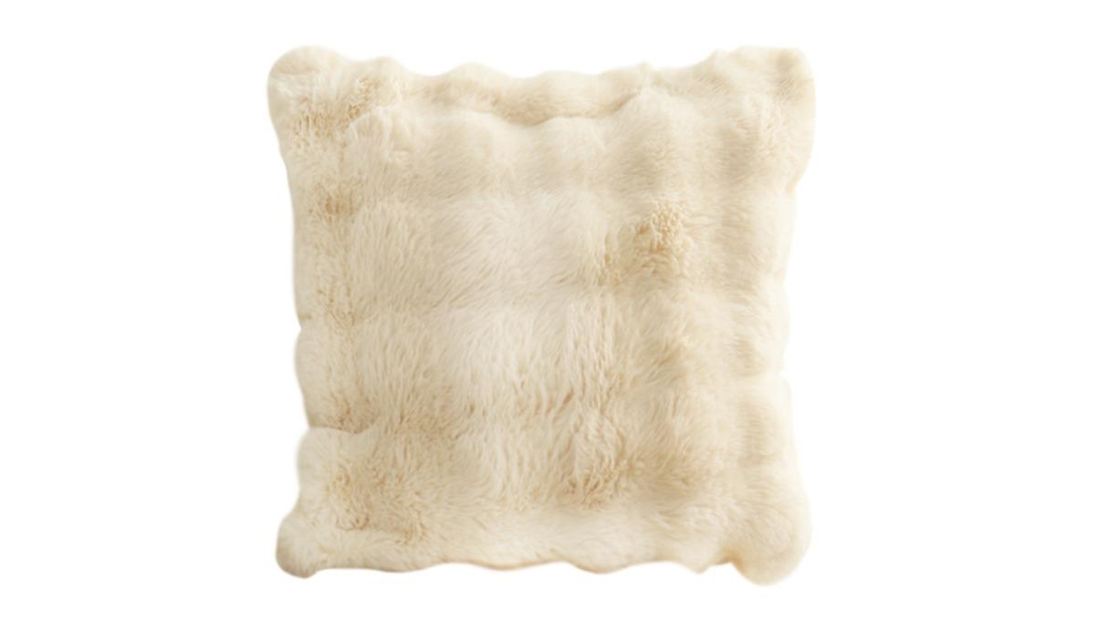 Soga 50cm Rabbit Square Cushion - Light Camel