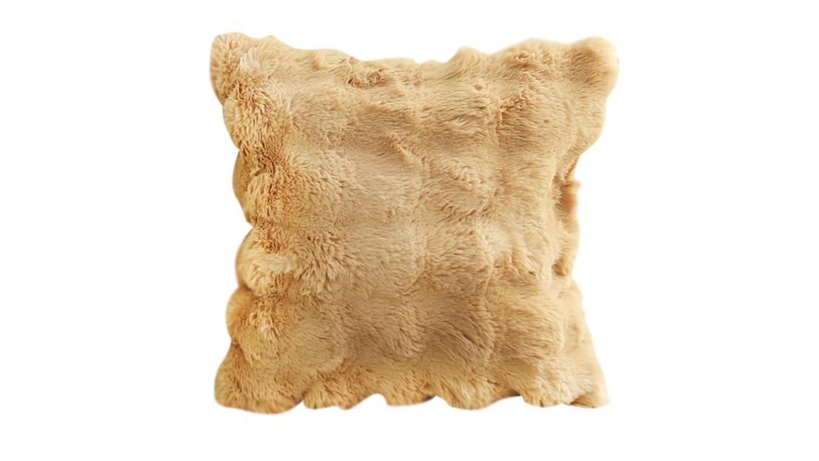 Soga 50cm Rabbit Square Cushion - Coffee 