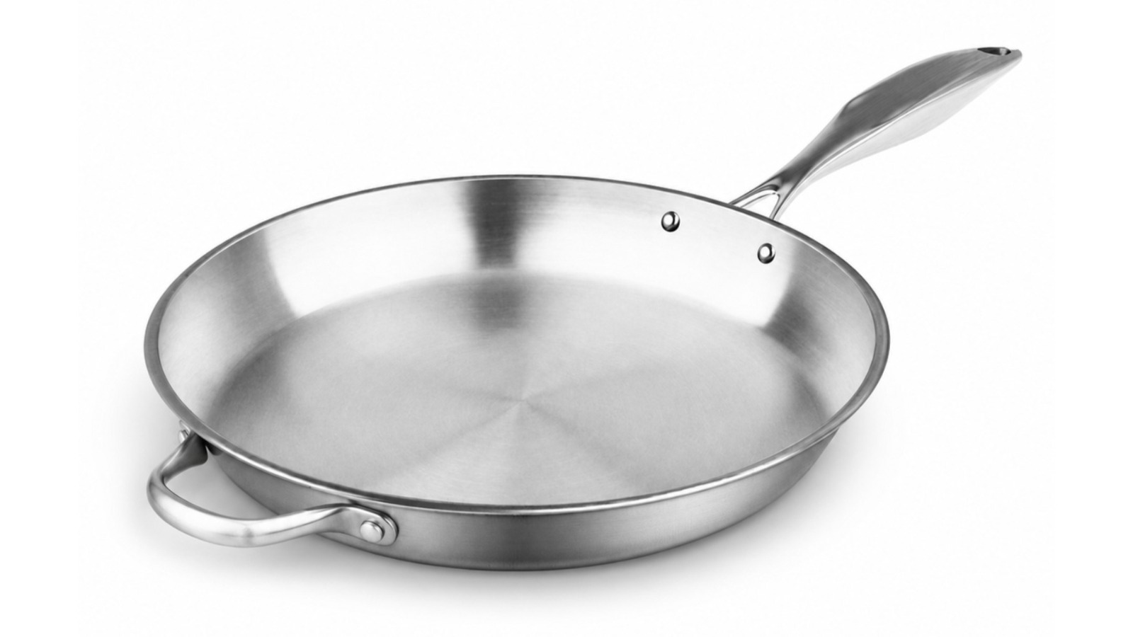 SOGA 34cm Stainless Steel Induction Fry Pan
