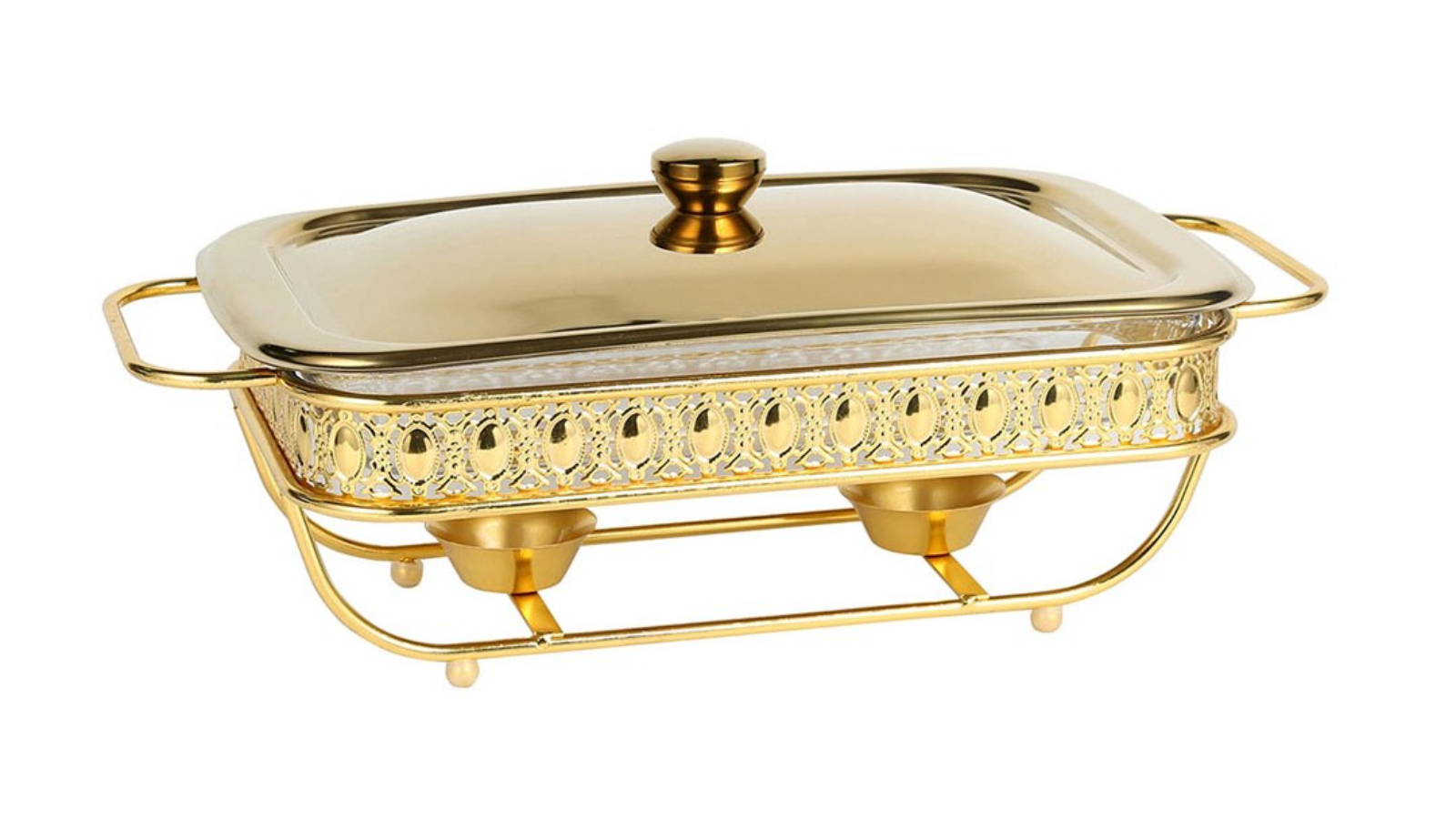 Soga Lace Dining Stove Cooking Appliance with Gold Kitchen Essential - 1.5 Litre