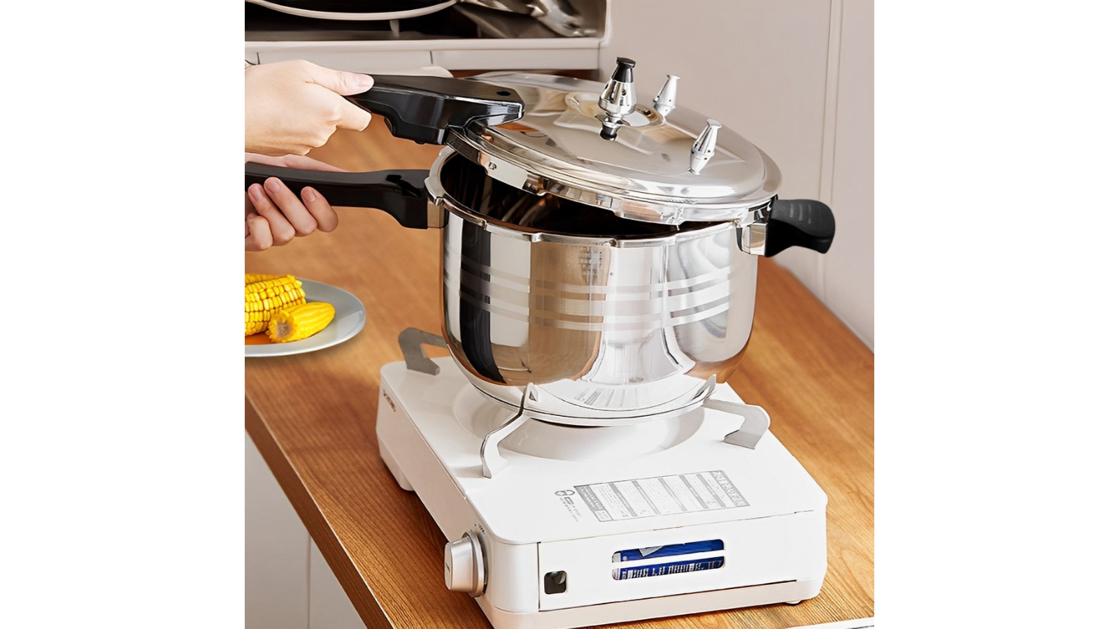 Benser 8L Commercial Grade Stainless Steel Pressure Cooker Harvey Norman