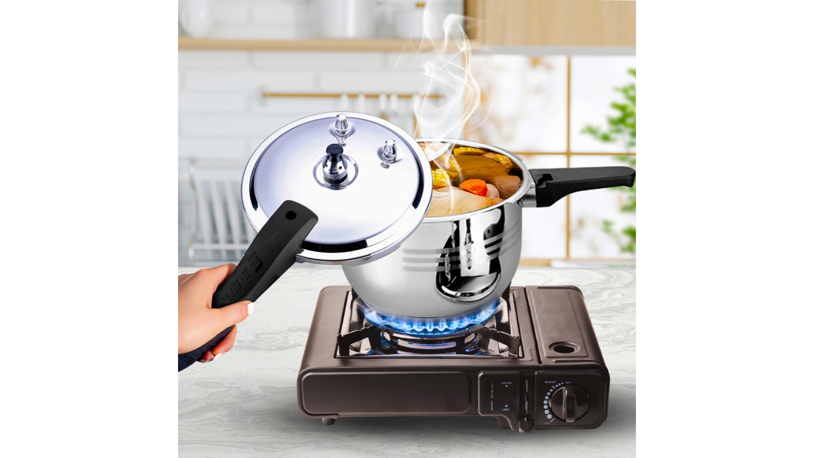 Commercial stainless steel pressure cooker online