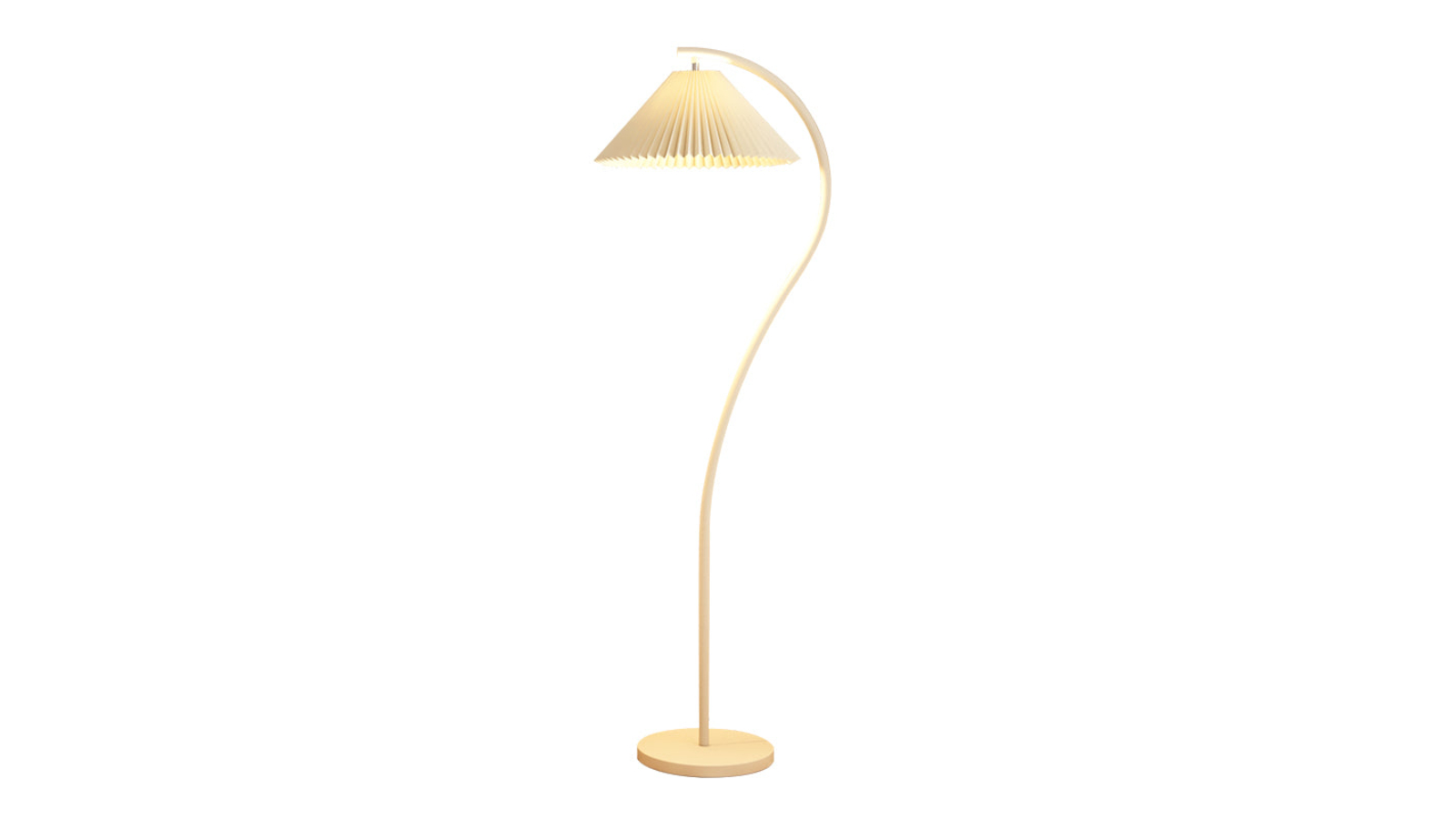 Outway Stylish Pleated Shade Floor Lamp for Living Room and Bedroom