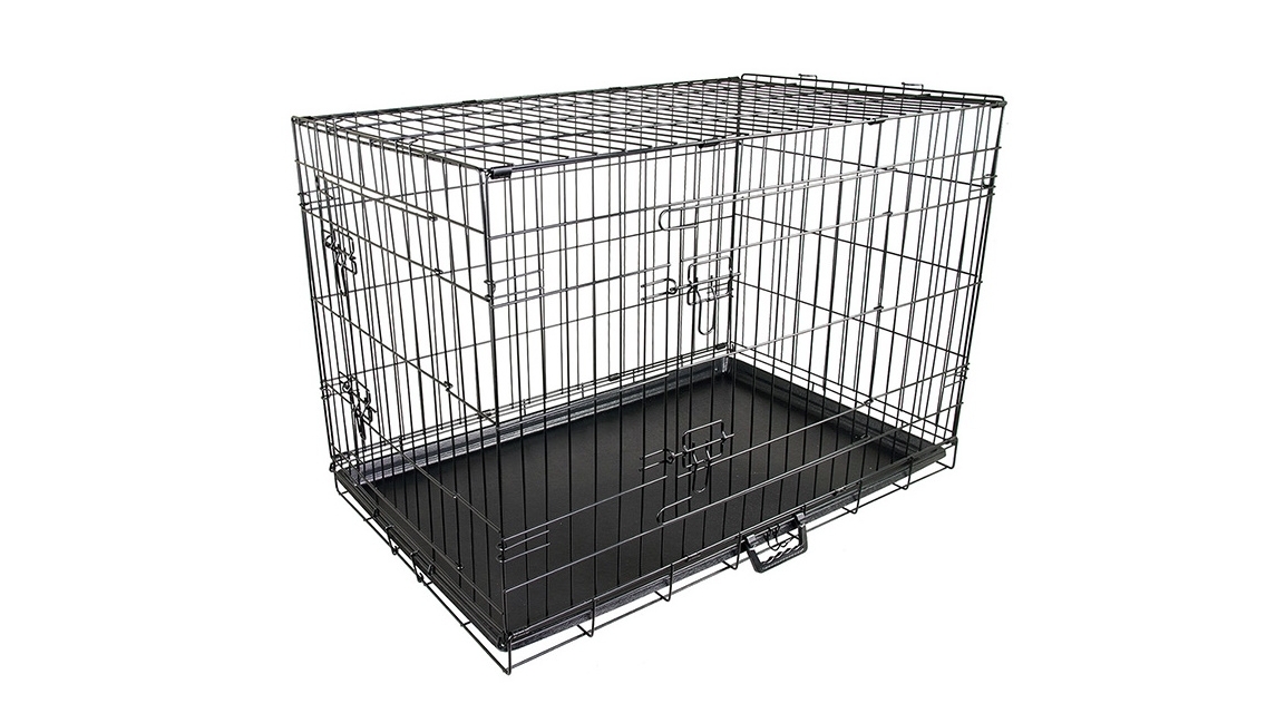 Puppy crate online top