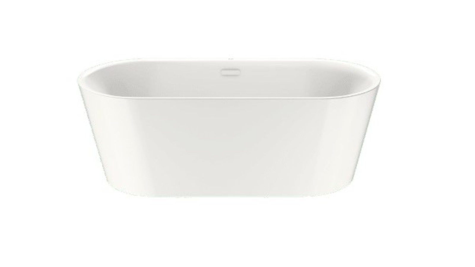 Kaldewei Meisterstuck Classic 1550 x 660mm Duo Oval with Overflow - Alpine White