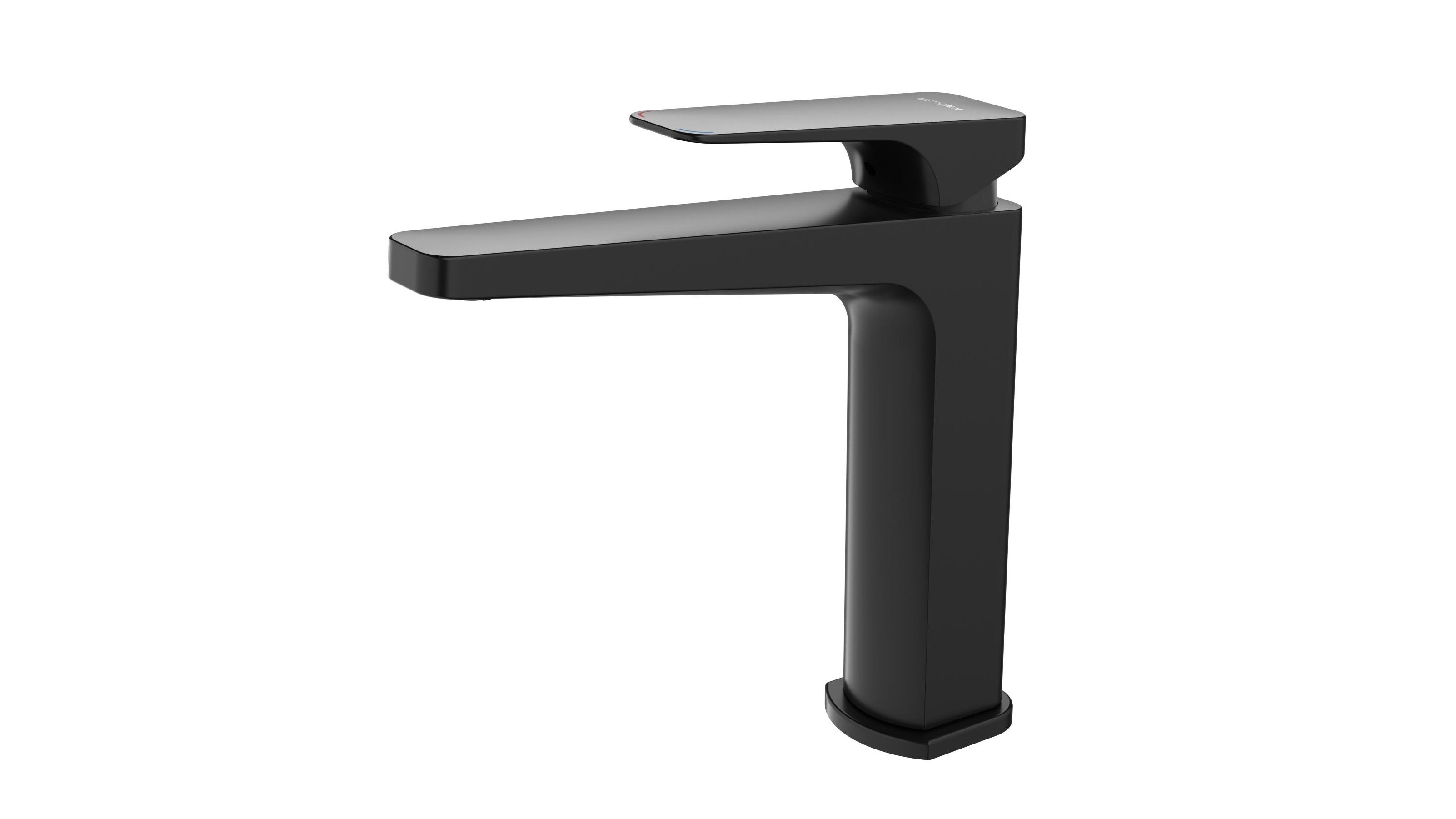 Methven Waipori Swivel Sink Mixer Matte Black Harvey Norman