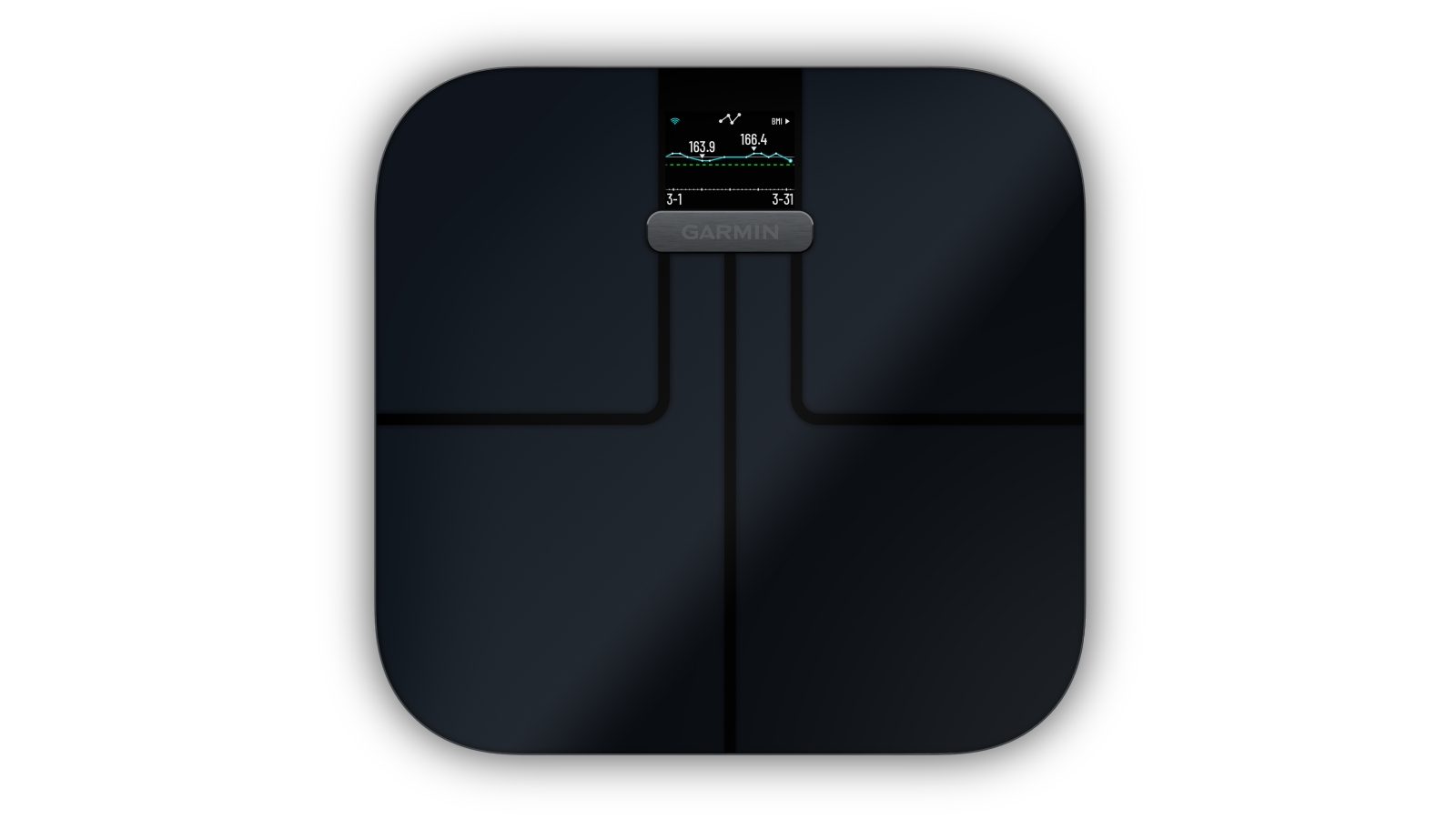 Garmin Index S2 Smart Scale with Wireless Connectivity-Black (Bundle) 