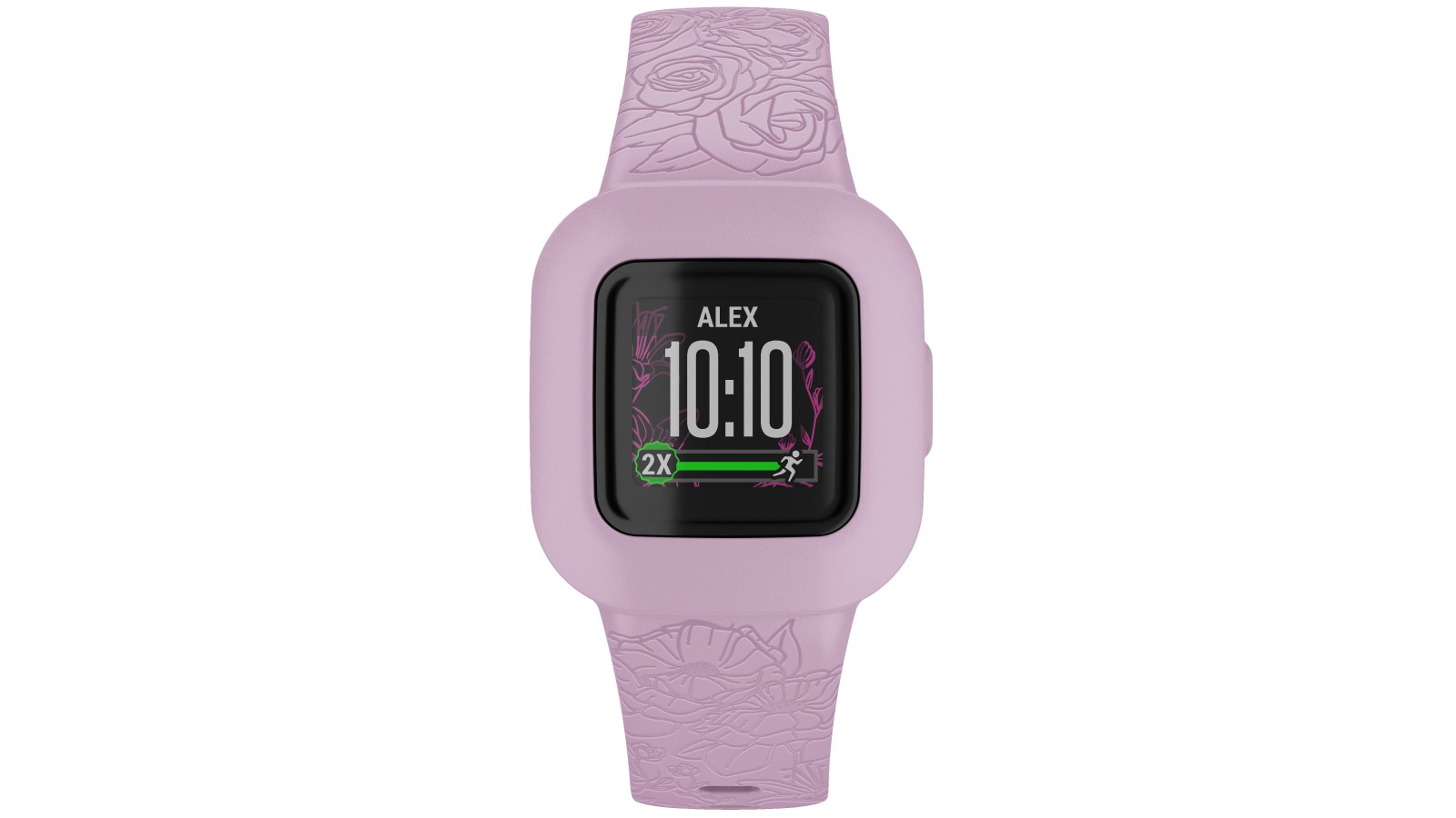 Garmin Vivofit Jr 3 Kids Fitness Tracker Lilac Floral Harvey Norman