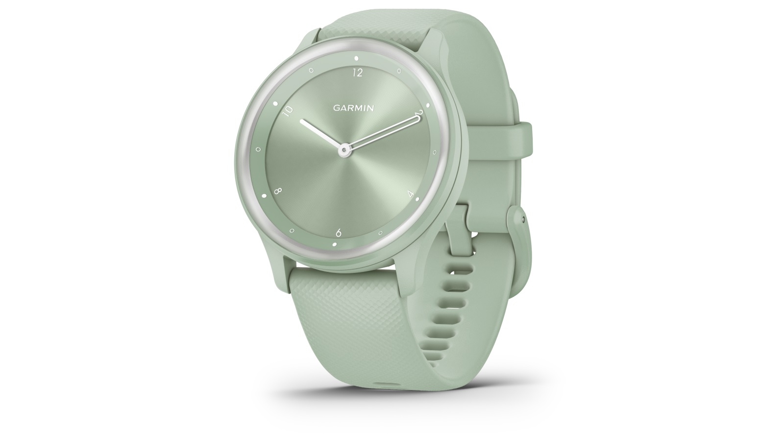 Garmin Vivomove Sport Fitness Tracker Cool Mint Case and Silicone Band