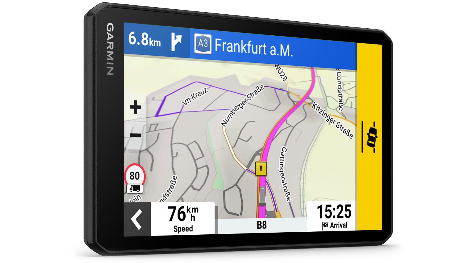 Garmin Dezlcam LGV710 7-inch GPS Truck Navigator With Built-in Dash Cam ...