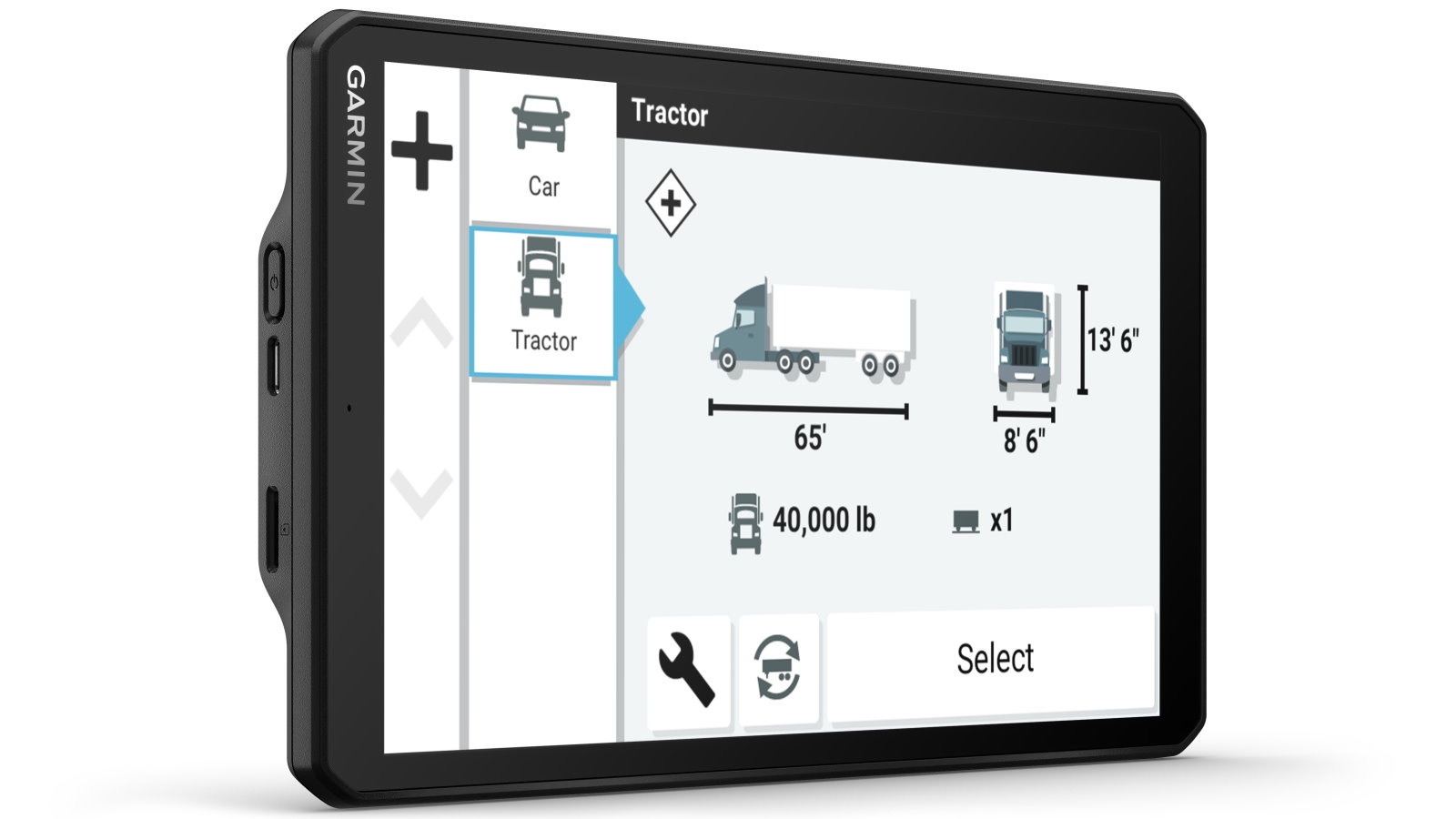 Garmin DEZL LGV810 8inch GPS Truck Navigator Harvey Norman