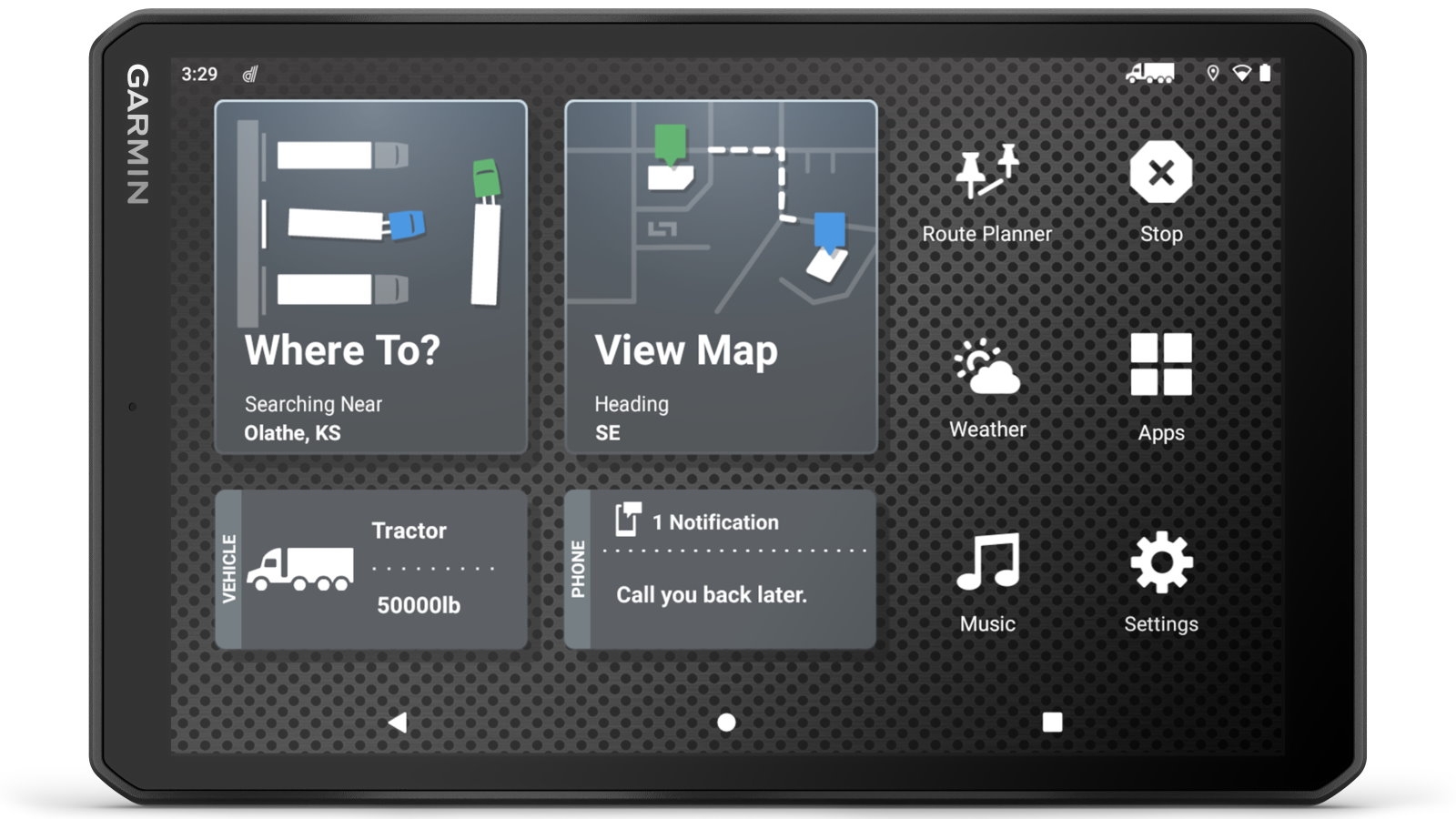 Garmin DEZL LGV810 8inch GPS Truck Navigator Harvey Norman