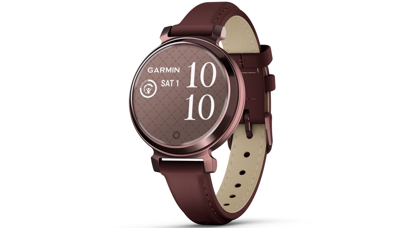Garmin Lily 2 Leather Smartwatch - Bronze/Mulberry
