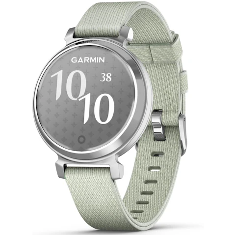 Garmin Lily 2 Fabric SmartWatch - Silver/Sage Grey