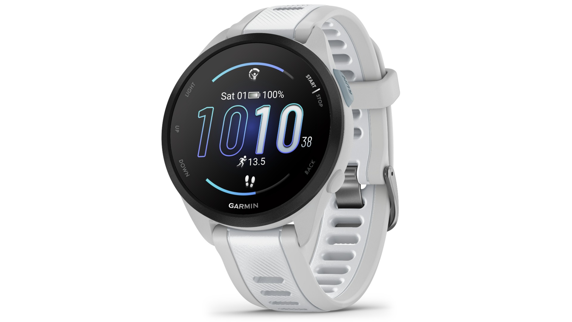 Garmin Forerunner 165 Smart Watch - Mist Grey/Whitestone