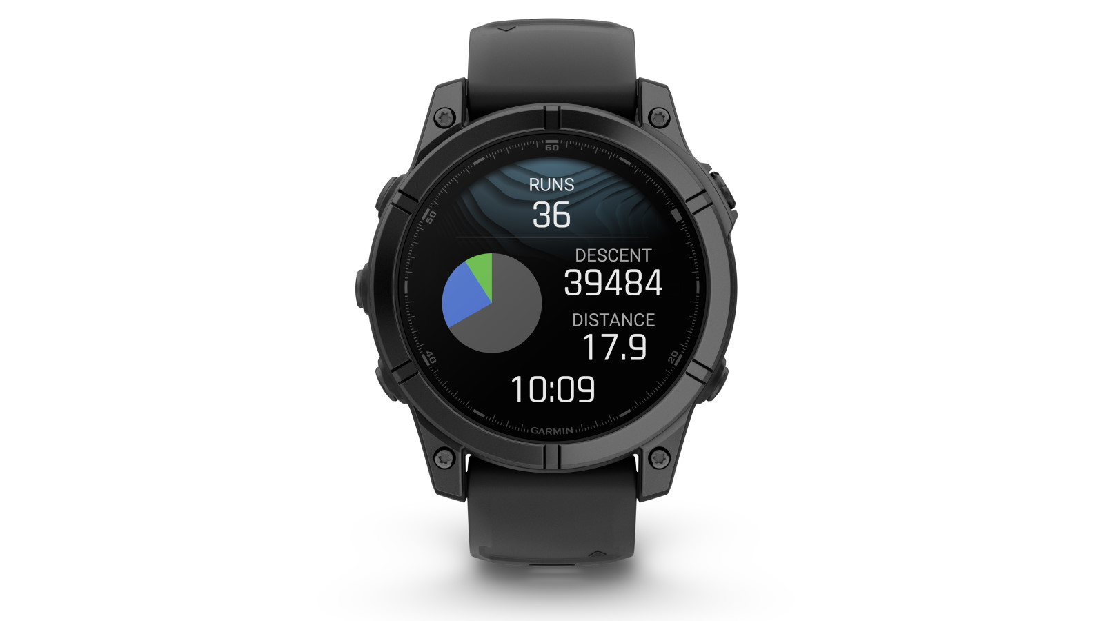 Garmin Fenix E 47mm Multisport GPS Smart Watch Slate Grey Steel with Black Silicone Band Harvey Norman