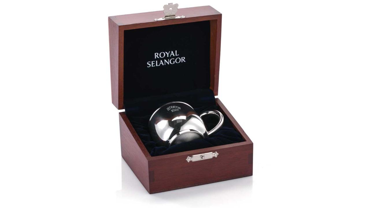 Royal Selangor Teddy Bear Picnic Baby Mug in Gift Box - 15cL