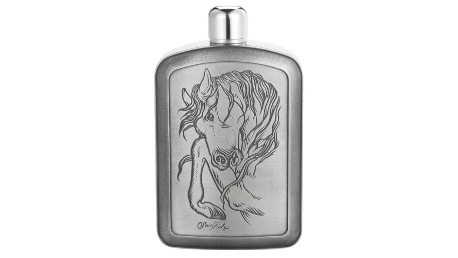 Royal Selangor 15cL Limited Edition Ink Rulz Stallion Hip Flask
