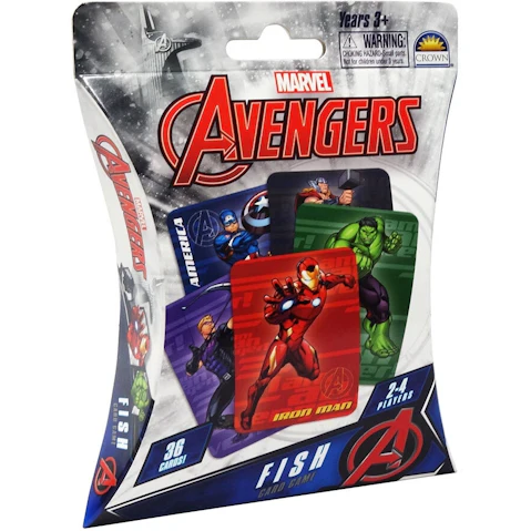 Marvel Avengers 36 Piece Fish Card Game