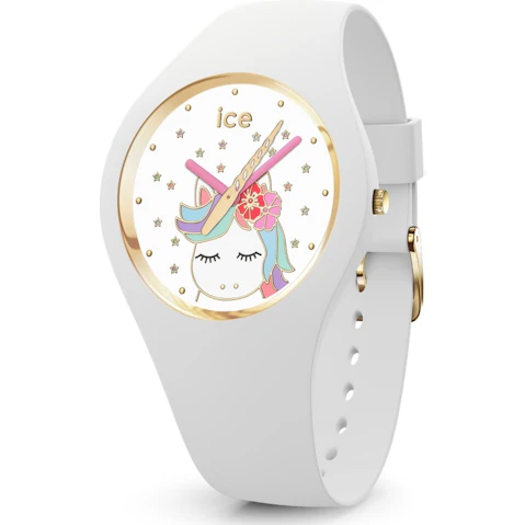 ICE Fantasia Gold Case 3.4cm Small Watch - White