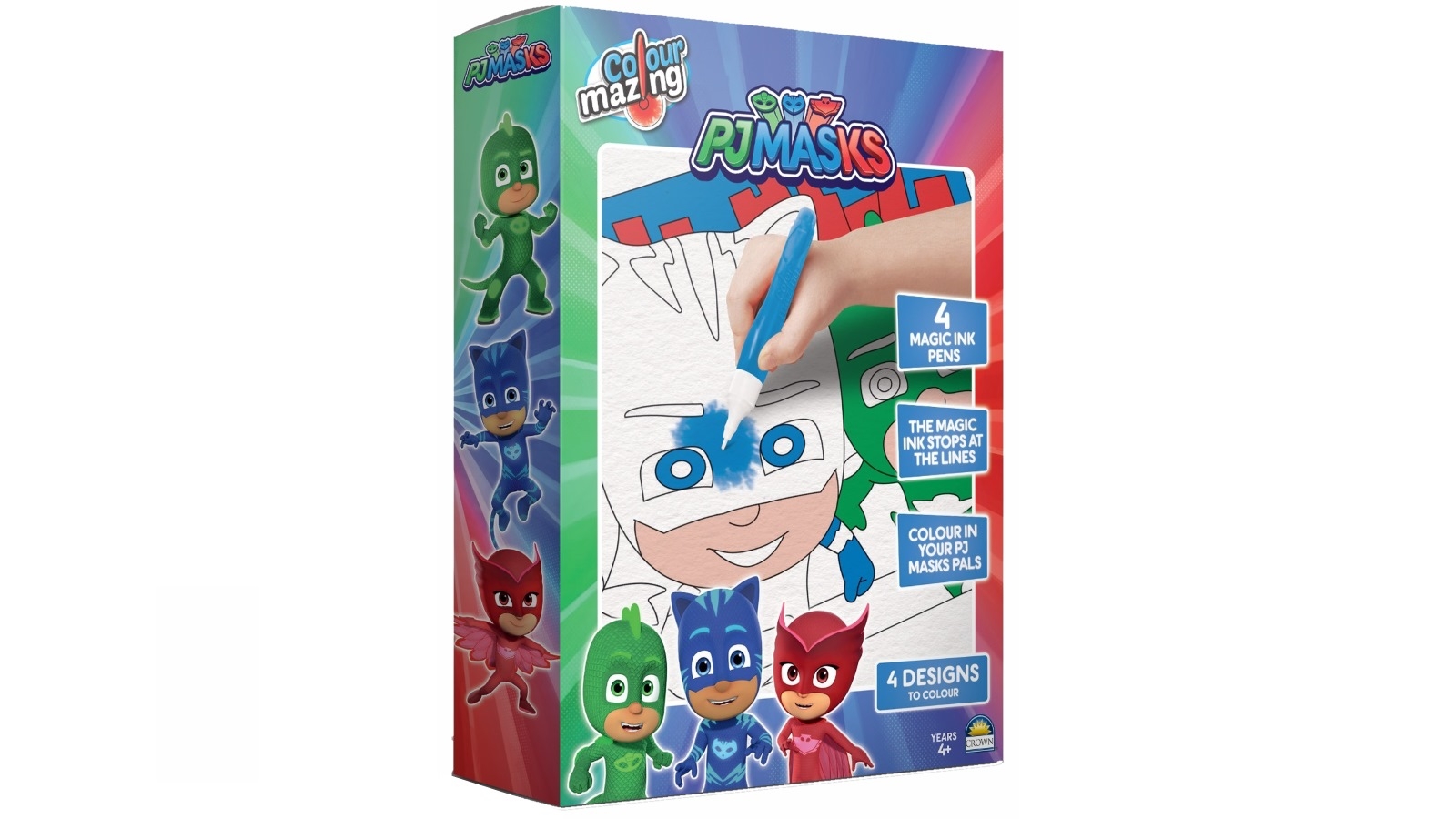 Colour Mazing Magic Ink Pen Set - PJ Masks