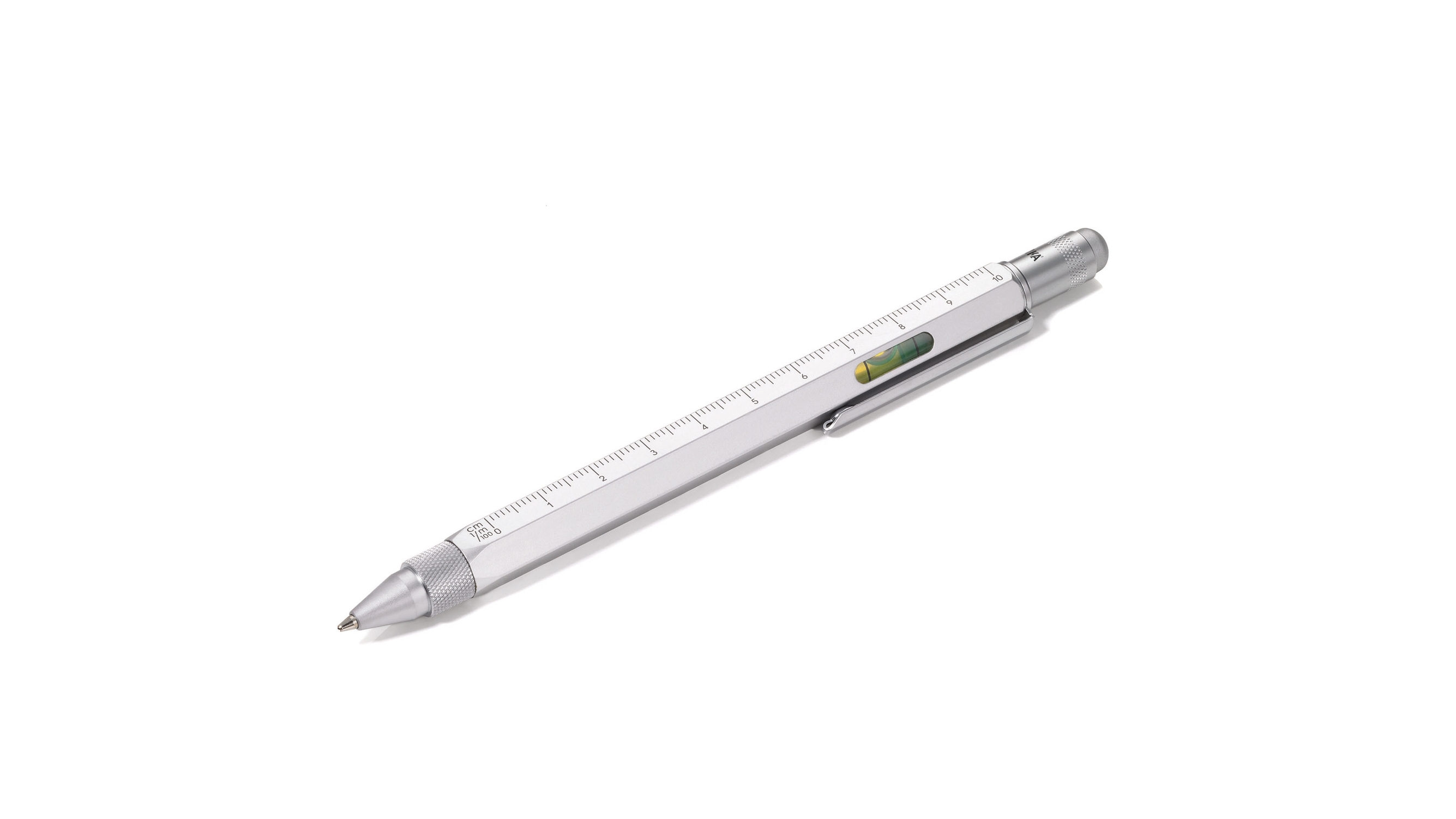 Troika CONSTRUCTION Multitasking Ballpoint Pen - Silver