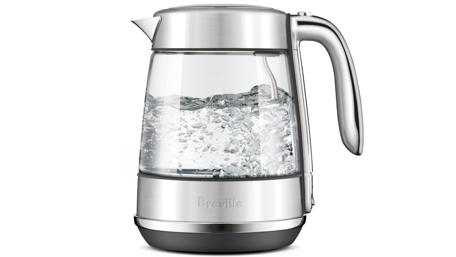 Breville the Crystal Luxe 1.7L Kettle - Brushed Stainless