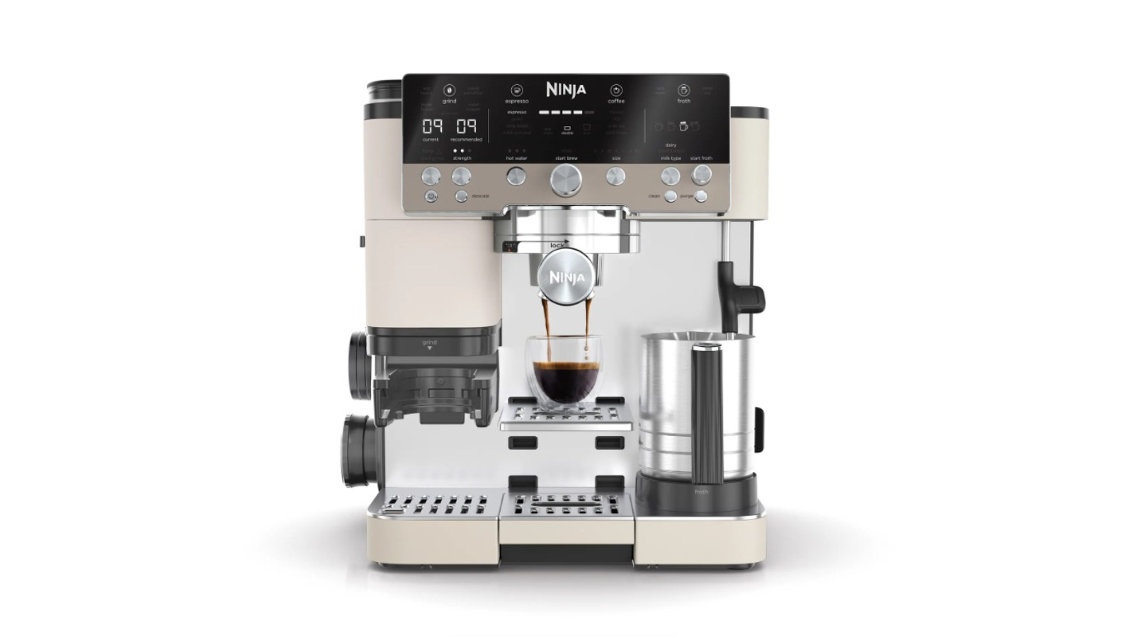Ninja Luxe Cafe Premier Semi-Automatic Espresso Machine - Oat Milk