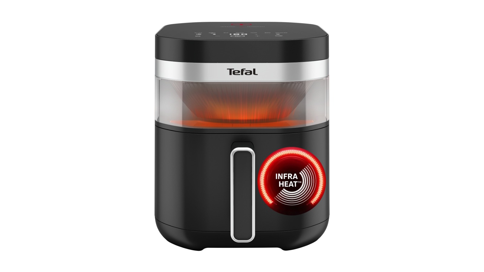 Tefal 7L Ever Fry Infra Heat Single Drawer Air Fryer - Black