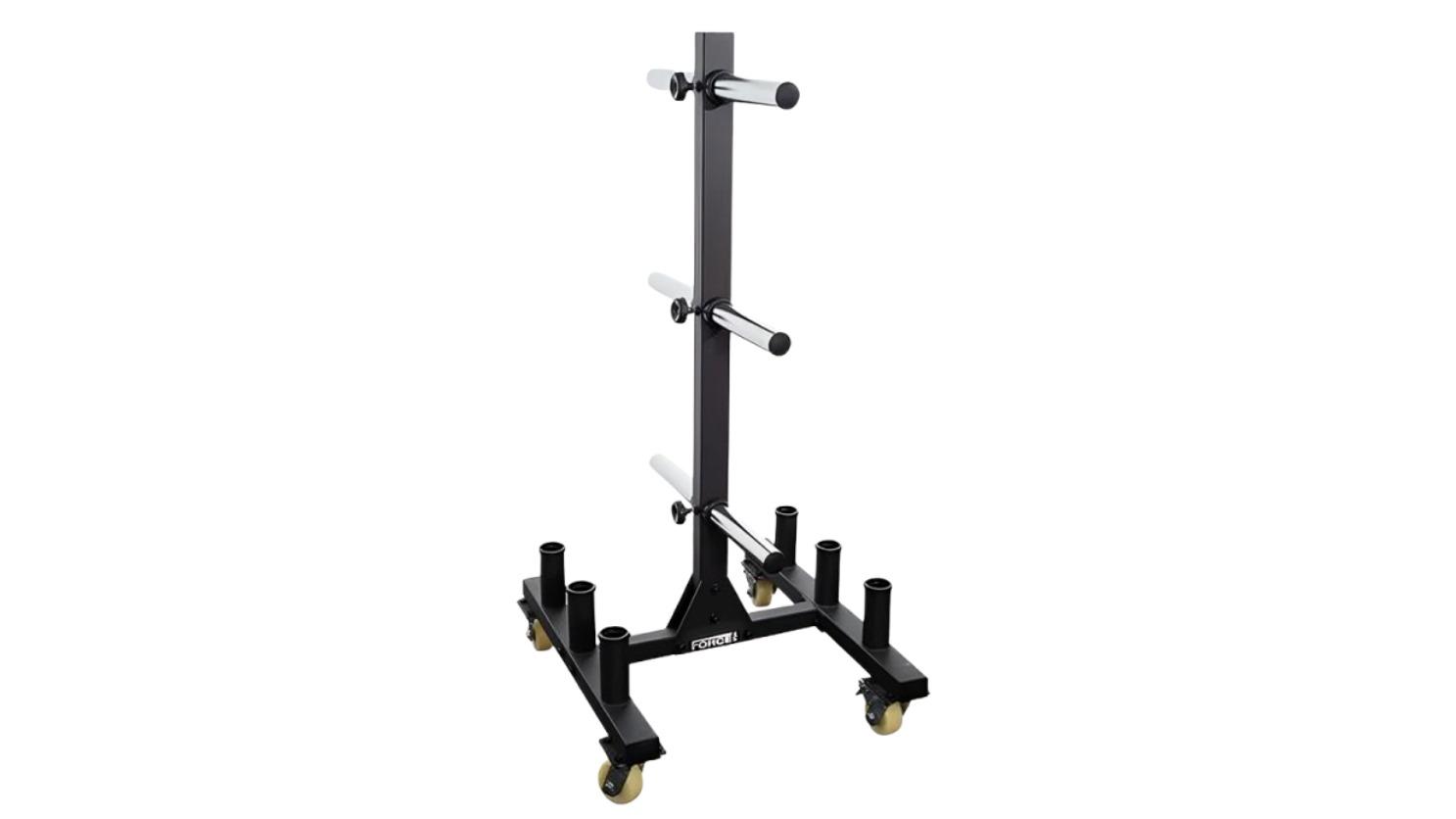 Force USA Bumper Weight Plate and Barbell Storage Tree