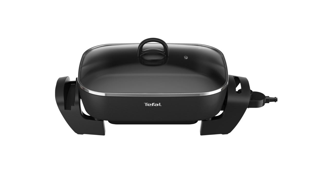 Tefal 2200W Easy Banquet Electric Frypan - Matte Black