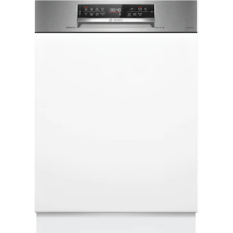 Bosch Series 6 60cm Semi-Integrated Dishwasher with Home Connect - Stainless Steel