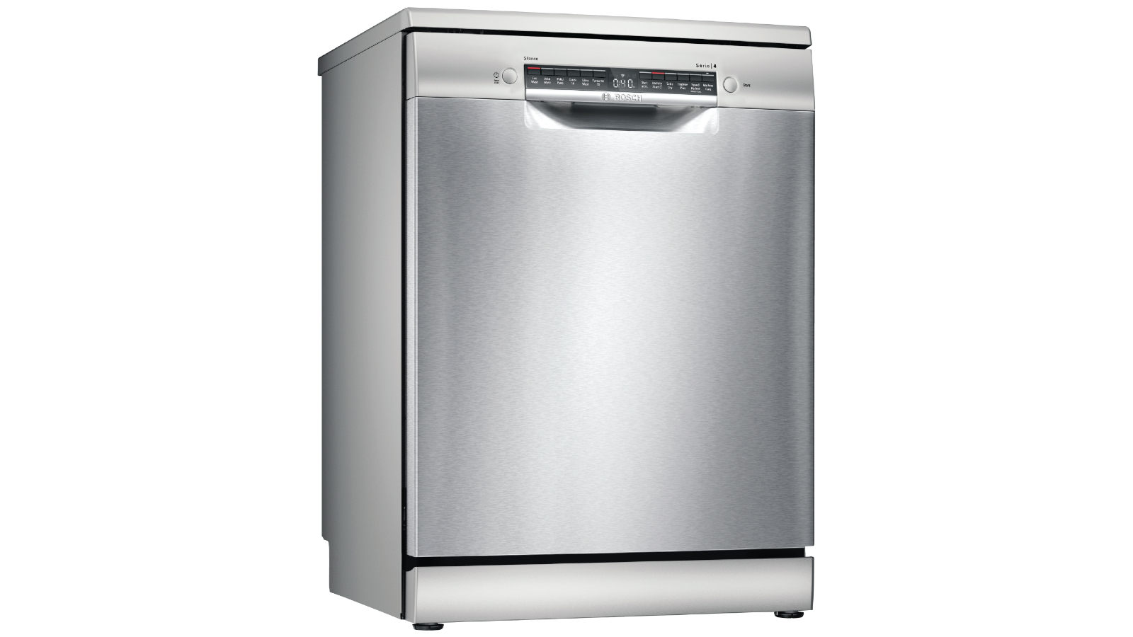 Bosch Series 4 60cm Freestanding Dishwasher with Home Connect - Silver Inox
